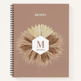 暖素朴かいニュートラルカラーズモノグラム ノートブック