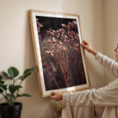 暖素朴かい秋ワイルドフラワーファームハウスのウォールアート ポスター