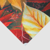 暖色にカエデ葉の葉の領域 薄葉紙 (詳細)