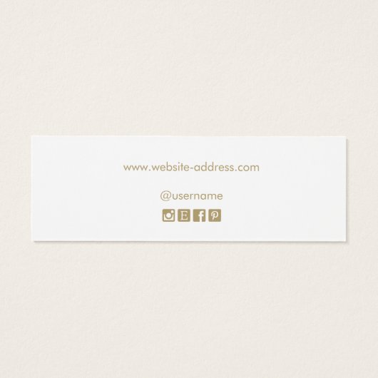 暖色シルバーグレーグラデーションスクリプトスタッドイヤリングディスプレイ (裏面)