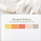 暖色ブロック ラベル (インサイチュ)