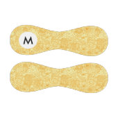 暖色モノグラム夏の花模様 野球ボール (パネル)