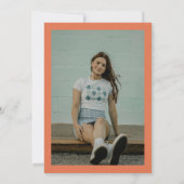 暖色大型フローラアーチ 招待状 (裏面)