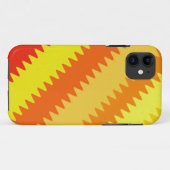 暖色山形ストライプ色2 Case-Mate iPhoneケース (裏面(横))