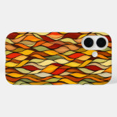 暖色抽象芸術秋 Case-Mate iPhoneケース (裏面 (横))