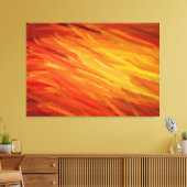 暖色抽象芸術絵画アート2 キャンバスプリント (インサイチュ (リビング))