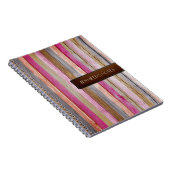 暖色木革エレガントルック#21 ノートブック (右側)