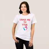 暖色系ヒュースT トライブレンドＴシャツ (正面全面)