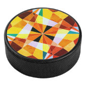 暖色角度クール幾何形状 アイスホッケーパック (3/4)