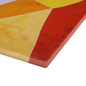 暖色角度クール幾何形状 カッティングボード (角)