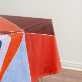 暖色角度クール幾何形状 テーブルクロス (インサイチュ)