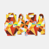 暖色角度クール幾何形状 フェイバーボックス (折り畳みなし)