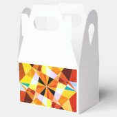 暖色角度クール幾何形状 フェイバーボックス (オープン)
