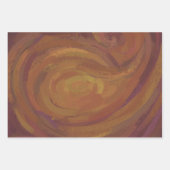 暖色調整パターン ラッピングペーパーシート (正面3)