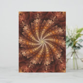 暖色、フラクタルトリップ（幻覚体験）のようなアモダンートパターン (スタンド正面)