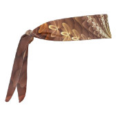 暖色、フラクタルトリップ（幻覚体験）のようなアモダンートパターン タイヘッドバンド (回転270)