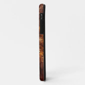 暖色、フラクタルトリップ（幻覚体験）のようなアモダンートパターン Case-Mate iPhoneケース (裏面/左)