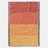 暖色 – レトロシェード スローブランケット (正面縦)