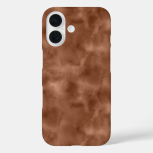 暖茶抽象芸術水彩スタイル iPhone 16ケース