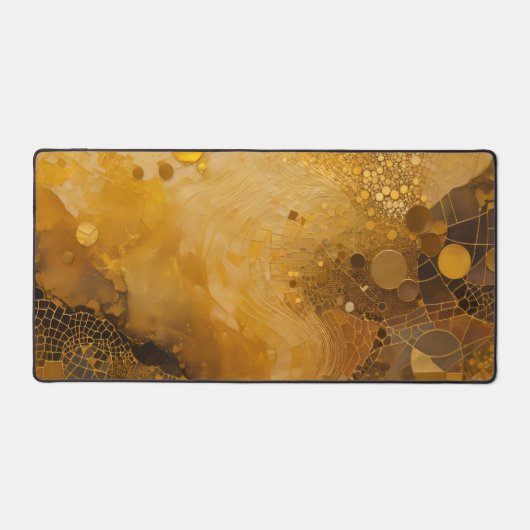 暖黄金の輝き デスクマット (正面)