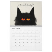 暗いが可愛い カレンダー (3月 2026)