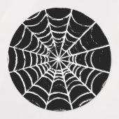 暗いくもの巣 ラベル (デザイン1)