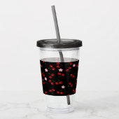 暗いさくらんぼ アクリルタンブラー (左)