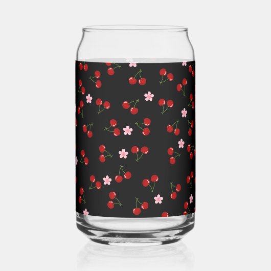 暗いさくらんぼ ガラス缶 (裏面)