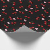 暗いさくらんぼ ラッピングペーパー (角)