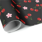 暗いさくらんぼ ラッピングペーパー (ロールコーナー)