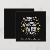 暗いときだけ星が見える 招待状 (正面/裏面)