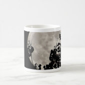 暗いの葉後ろ コーヒーマグカップ (中央)