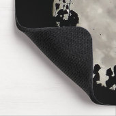 暗いの葉後ろ マウスパッド (コーナー)