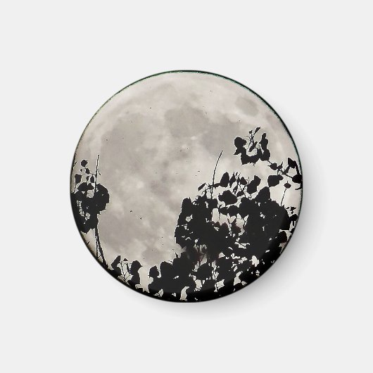 暗いの葉後ろ マグネット (正面)