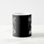 暗いアイテムのための串焼き菓子 コーヒーマグカップ (中央)