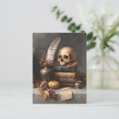 暗いアカデミアがまだ生きているスカル ポストカード (スタンド正面)