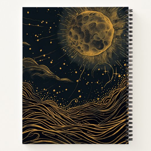 暗いアカデミアをテーマにした ノートブック (裏面)