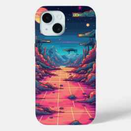 暗いアカデミア美的な電話ケース – 書籍、タイプライター iPhone 15ケース