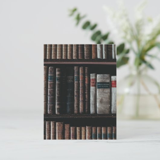 暗いアカデミズムの書棚 ポストカード (スタンド正面)