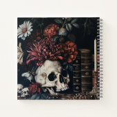 暗いアカデミックノート ノートブック (裏面)