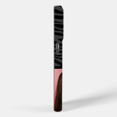 暗いアニマルプリント-カスタム写真&モノグラム Case-Mate iPhoneケース (裏面 / 右)