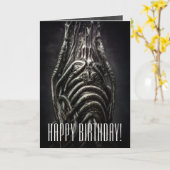 暗いエイリアン古代エルドリッチホラーの像 カード (黄色い花)