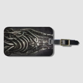 暗いエイリアン古代エルドリッチホラーの像 ラゲッジタグ (正面横)