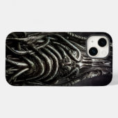 暗いエイリアン古代エルドリッチホラーの像 Case-Mate iPhoneケース (裏面 (横))