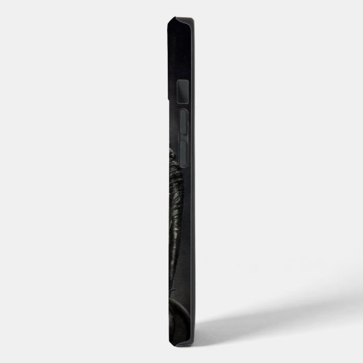 暗いエイリアン古代エルドリッチホラーの像 Case-Mate iPhoneケース (裏面 / 左)