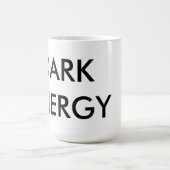 暗いエネルギーマグ、15oz. コーヒーマグカップ (中央)