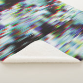 暗いエラーの背景、イラストレーション。黒、青、 シェルパブランケット (3/4)