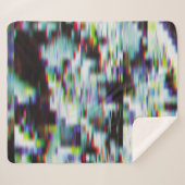 暗いエラーの背景、イラストレーション。黒、青、 シェルパブランケット (正面(横))