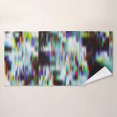 暗いエラーの背景、イラストレーション。黒、青、 バスタオル (バスタオル)