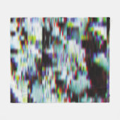 暗いエラーの背景、イラストレーション。黒、青、 フリースブランケット (正面(横))